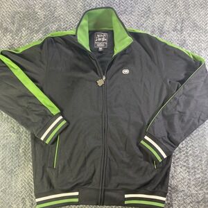 Ecko Unlimited 'Writing All Wrongs' Jacket Men M Black/Green